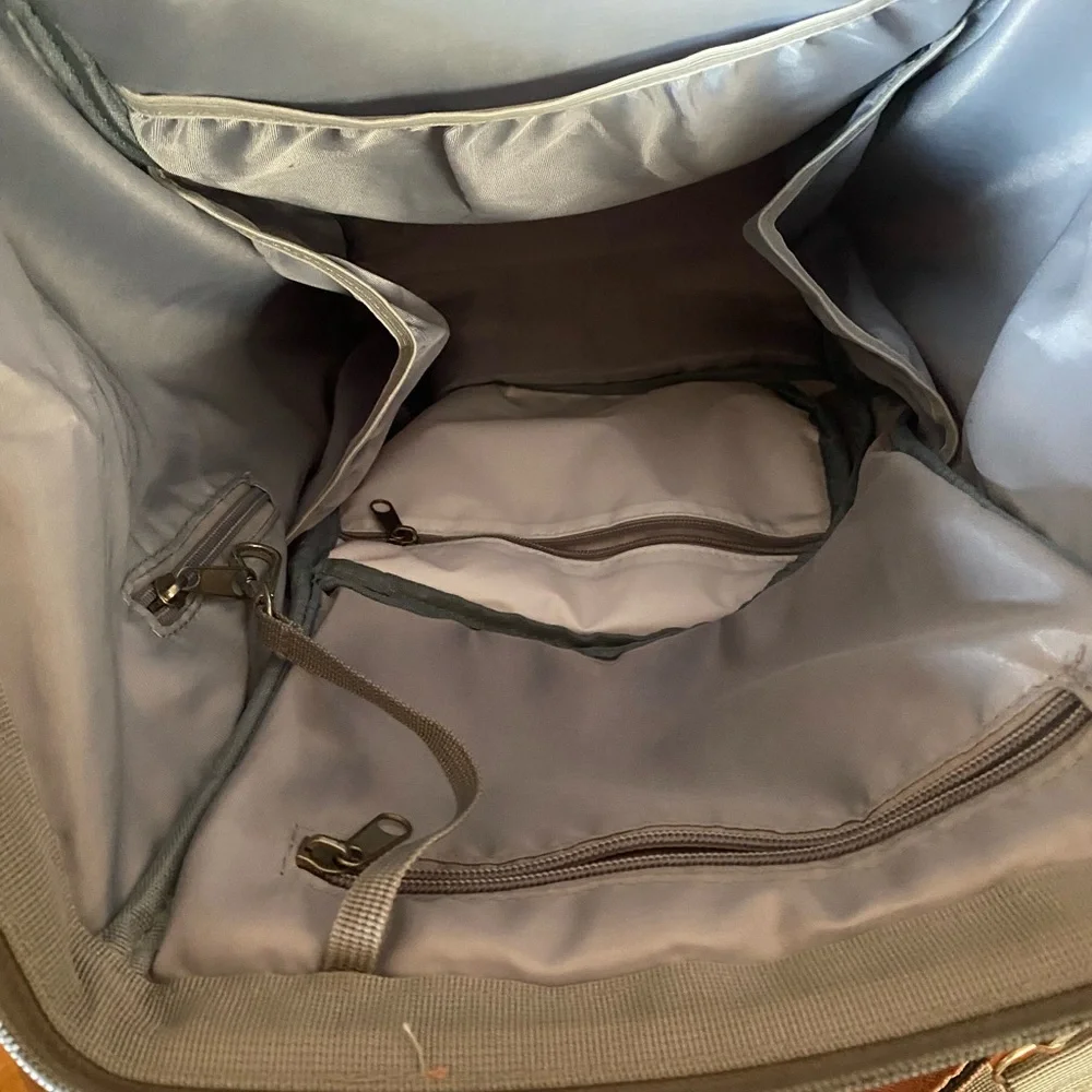 Upsimples Gray and‎ Pink Backpack diaper bag perfect condition